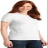 Port & Company Women's 50/50 Cotton/Poly T Shirt | Core Blend | LPC55, White, X-Large view 2