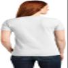 Port & Company Women's 50/50 Cotton/Poly T Shirt | Core Blend | LPC55, White, X-Large view 4