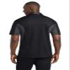 SPORT-TEK Unisex Tall Side Blocked Micropique Sport-Wick Polo Black/Iron Grey view 2