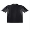 SPORT-TEK Unisex Tall Side Blocked Micropique Sport-Wick Polo Black/Iron Grey view 4