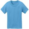 Port & Co Infant Core Cotton Tee-CAR54I-12M-Aquatic Blue view 4