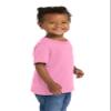 Port & Co Infant Core Cotton Tee-CAR54I-6M-Candy Pink view 2