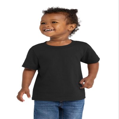 Port & Company Infant Core Cotton Tee. CAR54I 12M Jet Black