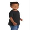 Port & Company Infant Core Cotton Tee. CAR54I 12M Jet Black view 2