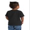 Port & Company Infant Core Cotton Tee. CAR54I 12M Jet Black view 3