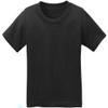 Port & Company Infant Core Cotton Tee. CAR54I 12M Jet Black view 4
