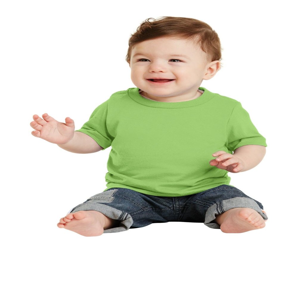 Port & Company Infant Core Cotton Tee. CAR54I 06M Lime