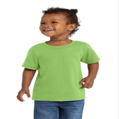 Port & Co Infant Core Cotton Tee-CAR54I-12M-Lime