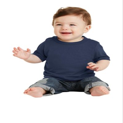Port & Company Infant Core Cotton Tee. CAR54I 06M Navy