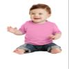 Port & Company Infant Core Cotton Tee. CAR54I 06M Navy view 4