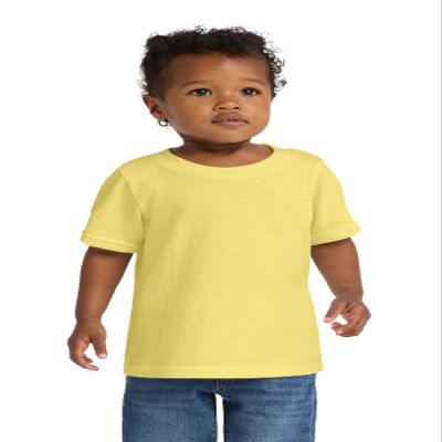 Port & Co Infant Core Cotton Tee-CAR54I-18M-Yellow
