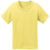 Port & Co Infant Core Cotton Tee-CAR54I-18M-Yellow view 4