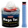 Tourna Mega Tac Extra Tacky Overgrip, Blue (30-Pack) (MT-30-XLB) view 1