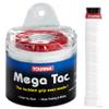 Tourna Mega Tac Extra Tacky Overgrip, White (30-Pack) (MT-30-XLW) view 1