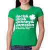 ALLNTRENDS Women T Shirt Jack&Jim St Patrick's Day Shamrock (XL, Green) view 1