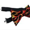 EmilyRose Couture Men's Special Prints Bow Ties (Medium-6-12 year olds, Orange Flames Hot Rod) view 1
