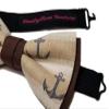 EmilyRose Couture Men's Special Prints Bow Ties (Medium-6-12 year olds, Anchor) view 2