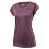 Mizuno Running Women's Inspire Capsleeve Tee, Fig, X-Small view 1