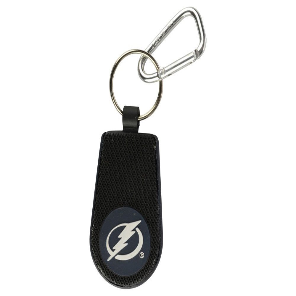 NHL Tampa Bay Lightning Classic Hockey Keychain, One Size, Black