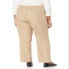 Alfred Dunner Plus Size Classic Elastic-Waist Pants Tan 22W Short view 2