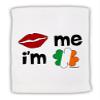 TOOLOUD Kiss and Irish Flag Shamrock - Kiss Me I'm Irish Micro Terry Sport Towel 11" x 18" view 1