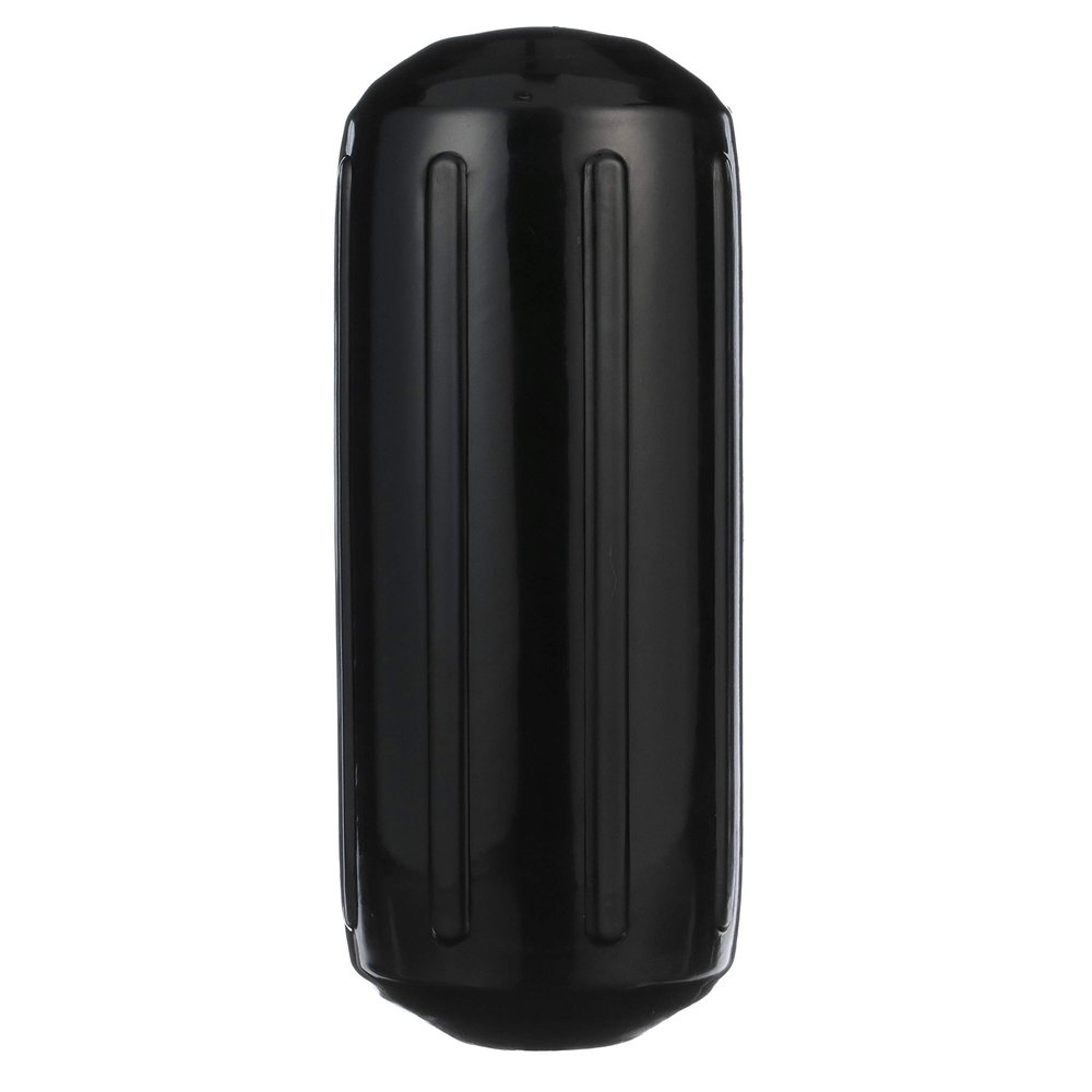 Seachoice Center Hole Fender, Roto-Molded Marine Grade Vinyl, Black, 6-1/2 Ft. X 15 Ft.