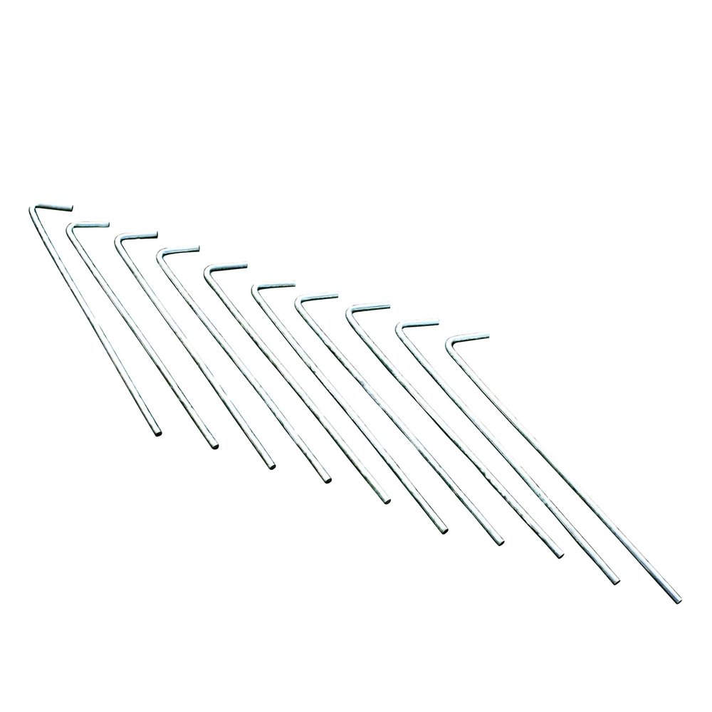 Regatta Roundwire 8" Steel Tent Pegs Pack of 10