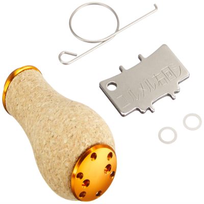 Daiwa SLP Works 043328 Steering Wheel Knob SLPW Power Light Cork S Spinning/Bait/Dual Axle Orange 043328 Reel