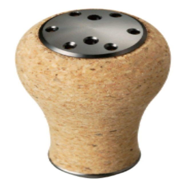 SLPWORKS 043335 SLP Works Handleknob SLPW Power Light Cork S Spinning/Bait/Dual Axle Gun Metal 043335