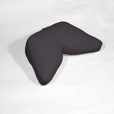 Bubbletastic Cosmic Cushion Meditation Pillow - Regular Size: 22" x 15" x 6.5" (Charcoal)
