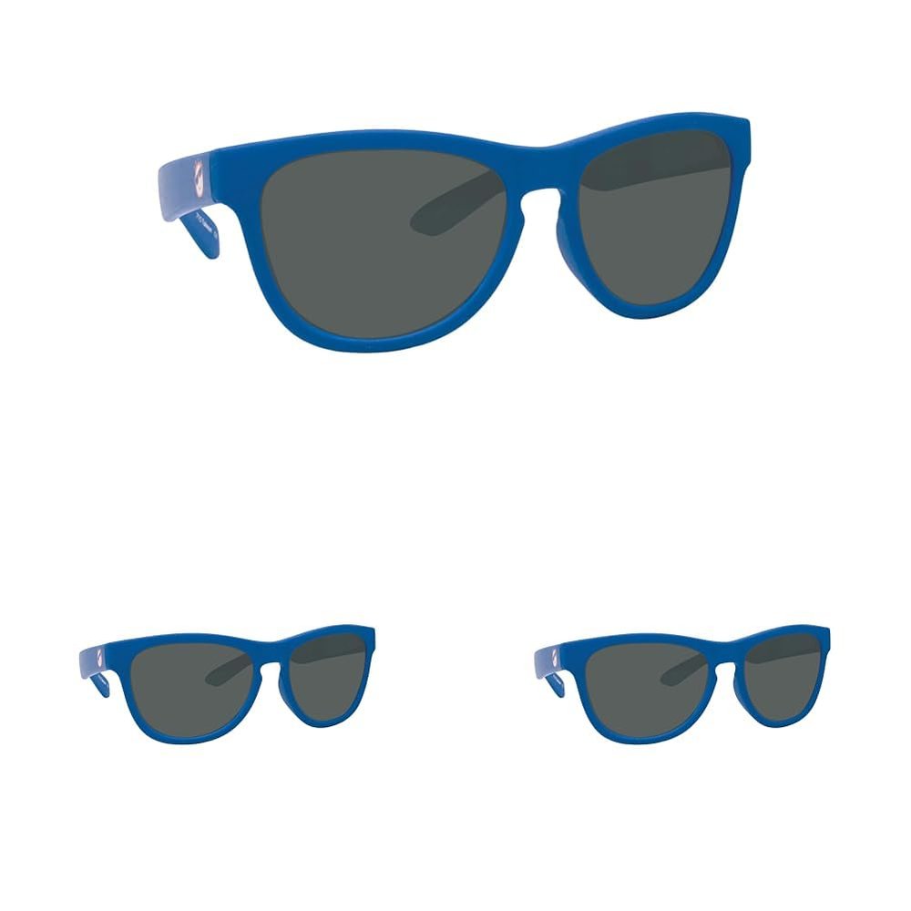 Minishades Polarized Classic Kids Sunglasses, Electric Blue,3-7