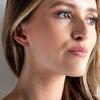 Dew Silver Honey Bee Yourself Gold Plate Bee Stud Earrings 4466GD015 view 2
