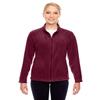 Team 365 Women's Campus Microfleece Jacket Medium Sport Maroon view 1
