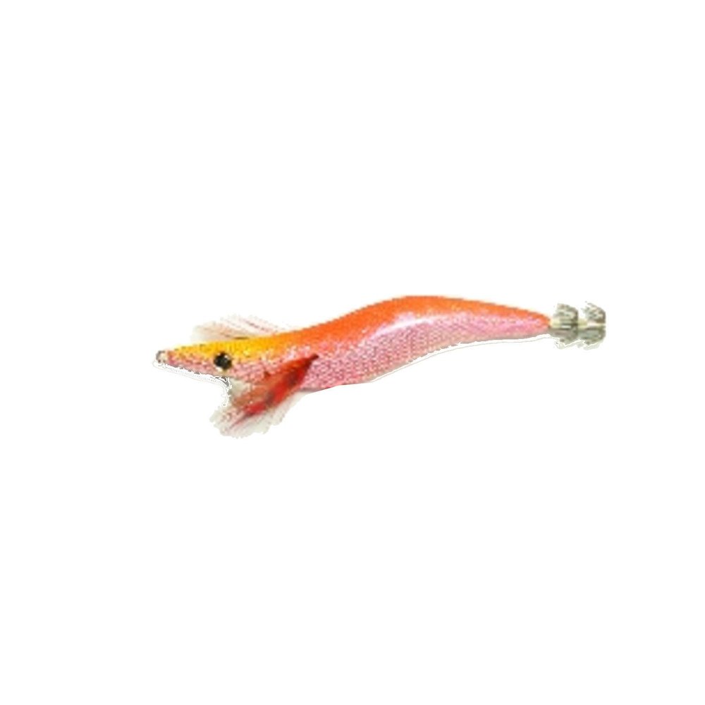 BREADEN Egi Lure Squid Jig, No. 4.5, M CO Magma Red/Meta Orange