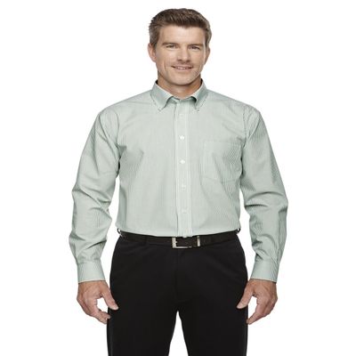 Devon & Jones Men's Crown Woven Collection Banker Stripe 2XL DILL