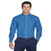 Devon & Jones Men's Crown Woven Collection Solid Oxford XL FRENCH BLUE view 2