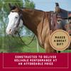 Weaver Leather Skirting Leather Split Reins, 7-feet Long Western Reins for Horses for Trail Riding, and More, Durable Equine Supplies, Dark Oil view 4