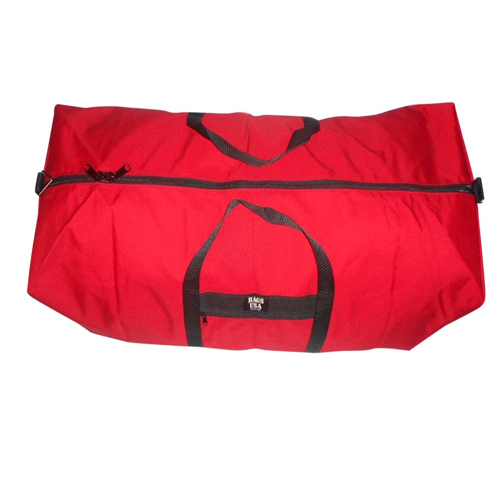 Jumbo Duffle Bag Holds Camping Gear,scuba Gear,river Raft Tube Made in USA. (Red)
