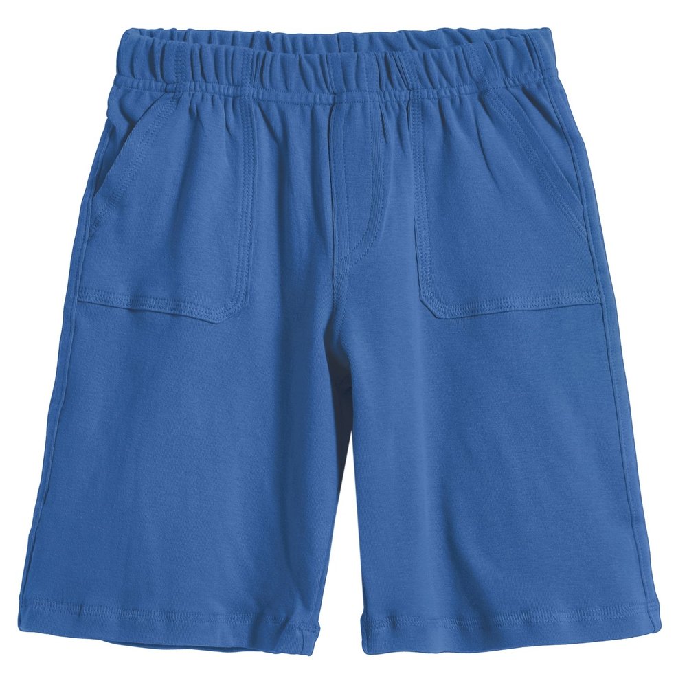 City Threads Little Boys' 3-Pocket Soft Jersey Shorts Perfect for Sensitive Skin SPD Sensory Friendly Clothing, Smurf 3T