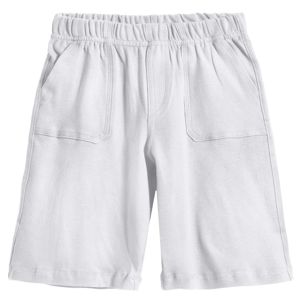 City Threads Little Boys' 3-Pocket Soft Jersey Shorts Perfect for Sensitive Skin SPD Sensory Friendly Clothing, White 2T