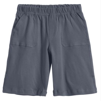 City Threads Little Boys' 3-Pocket Soft Jersey Shorts Perfect for Sensitive Skin SPD Sensory Friendly Clothing, Concrete 3T