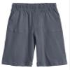 City Threads Little Boys' 3-Pocket Soft Jersey Shorts Perfect for Sensitive Skin SPD Sensory Friendly Clothing, Concrete 4T view 1