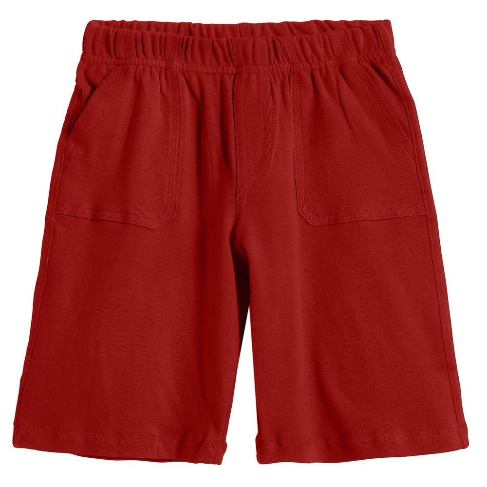 City Threads Little Boys' 3-Pocket Soft Jersey Shorts Perfect for Sensitive Skin SPD Sensory Friendly Clothing, Red 4