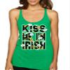ALLNTRENDS Women's Tank Top Kiss Me I'm Irish (L, Green) view 1