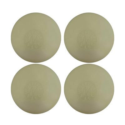 Mylec Street Hockey Balls, No-Bounce Hockey Balls, Durable Construction, Stree & Roller Ball for Outdoor Play - Glow in The Dark - 4 Pack