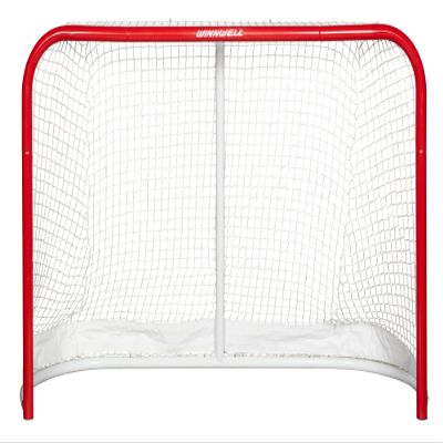 Winnwell Regulation Size Hockey Net - Indoor & Outdoor Heavy Duty Goal - Good for Street, Field & Rink (72")