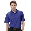 Monterey Club Men's Light Weight Pique Solid Polo Shirt #1070 (Rich Blue, Small) view 1