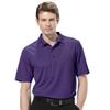 Monterey Club Men's Light Weight Pique Solid Polo Shirt #1070 (Dahila Purple, X-Large) view 1