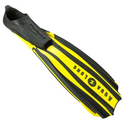 Aqua Lung Stratos 3 Full Foot Diving Fins-Yellow-SM