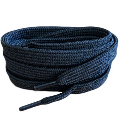 150cm Long Flat Coloured Trainer Shoe laces replacement laces for adults or kids Trainer Sneaker Boots Sports Shoelaces (Black)